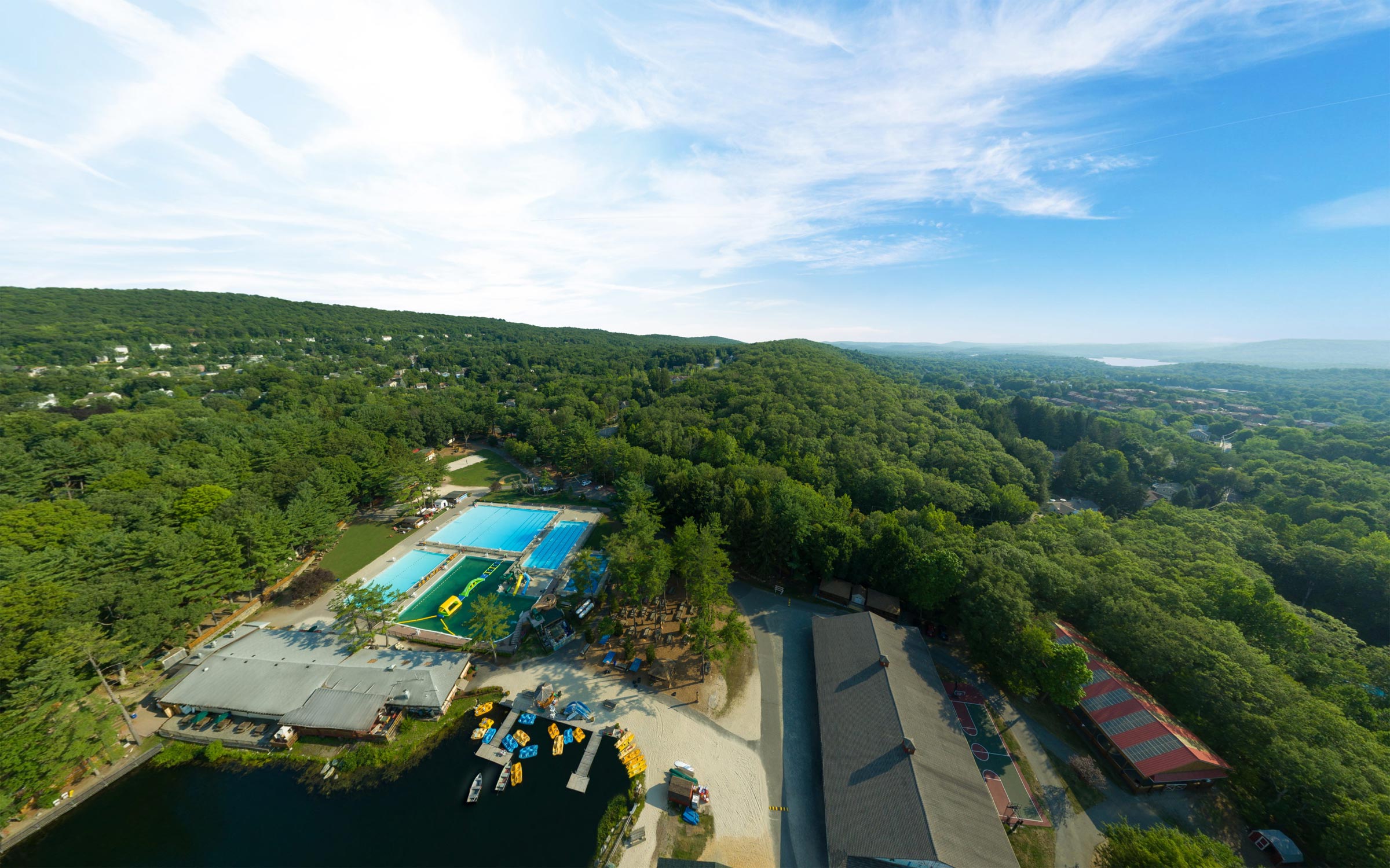 Spring Lake Day Camp Arial View