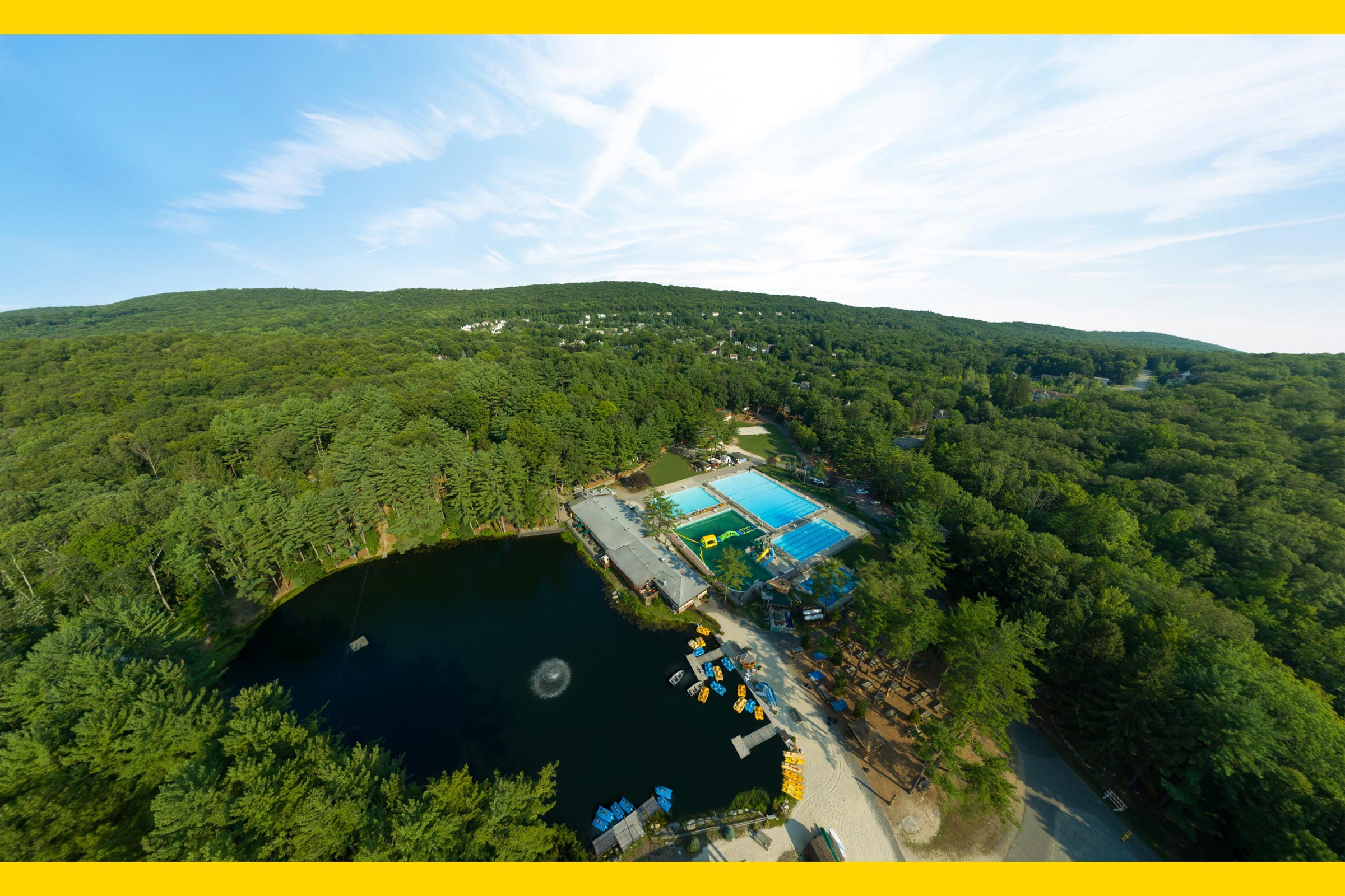 Spring Lake Day Camp Arial View